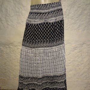 BOHO Hippie/Peasant Maxi Skirt 100% Cotton Size M